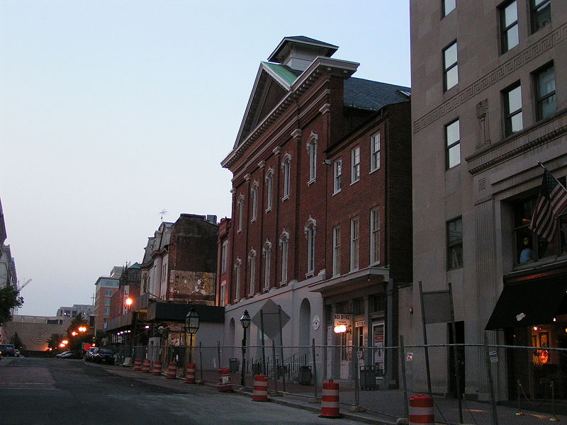 Theater where President Abraham Lincoln was assassinated.