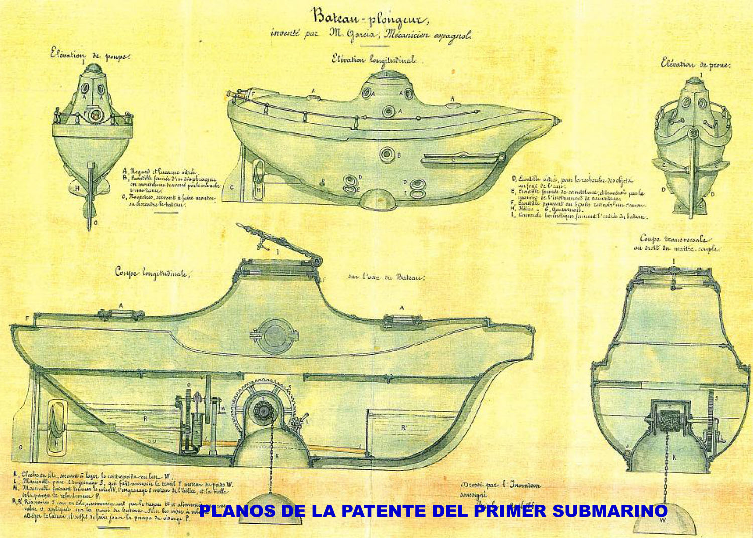 Planos originales del Garcibuzo