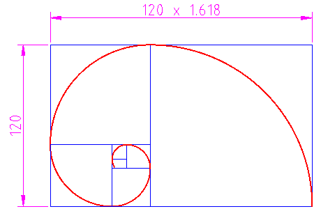 práctica de espiral áurea