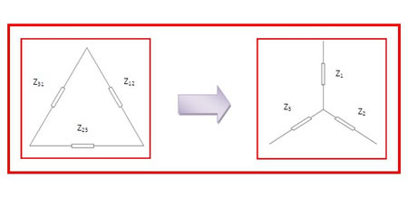 Equivalencia triángulo-estrella