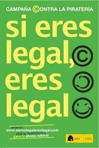 cartel "si eres legal"