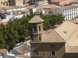 Monumento de Baeza. Torre de una iglesia.