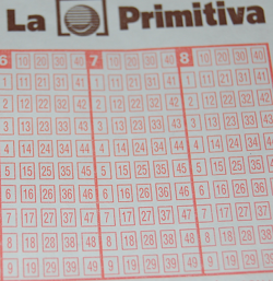 Boleto de lotería primitiva