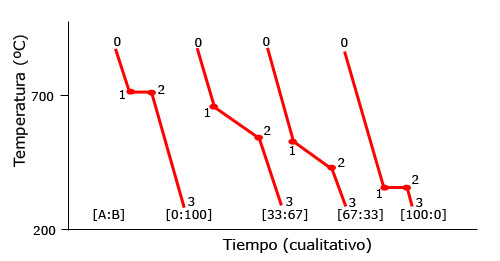 Ejercicio 2. Curvas de enfriamiento.